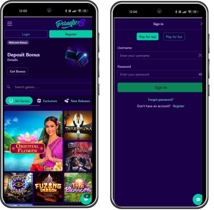 paradise 8 casino Gameplay
