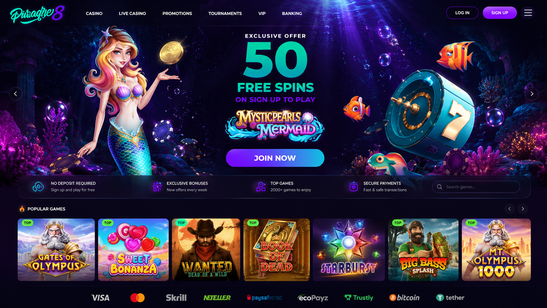 paradise 8 casino Gameplay